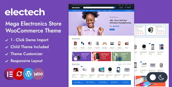 Electech – Electronics Store WooCommerce WordPress Theme