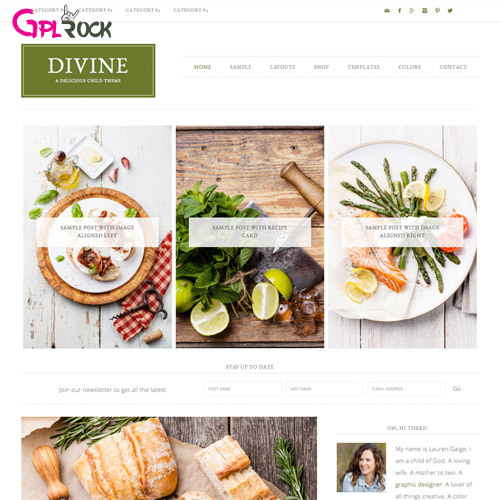 StudioPress Divine Pro Genesis WordPress Theme