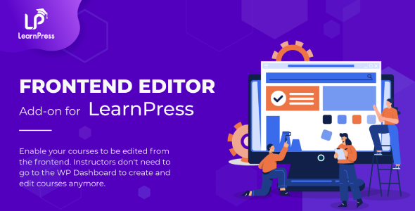 LearnPress Frontend Editor