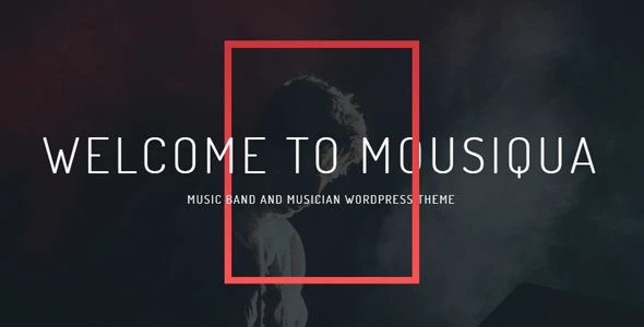 Mousiqua | Music Band & Musician OnePage WordPress Theme