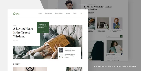 Doris – Blog and Magazine WordPress Theme