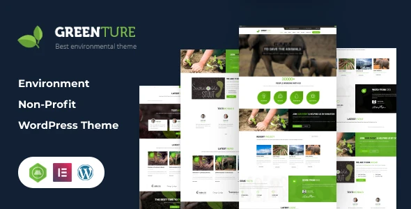 Greenture – Environment / Non-Profit WordPress Theme