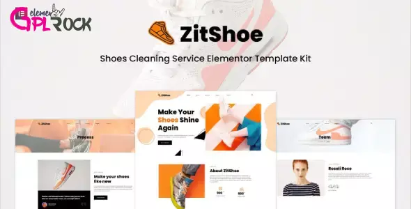 Zitshoe – Shoes Cleaning Service Elementor Template Kit