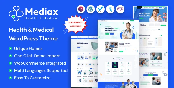 Mediax – Health & Medical WordPress Theme